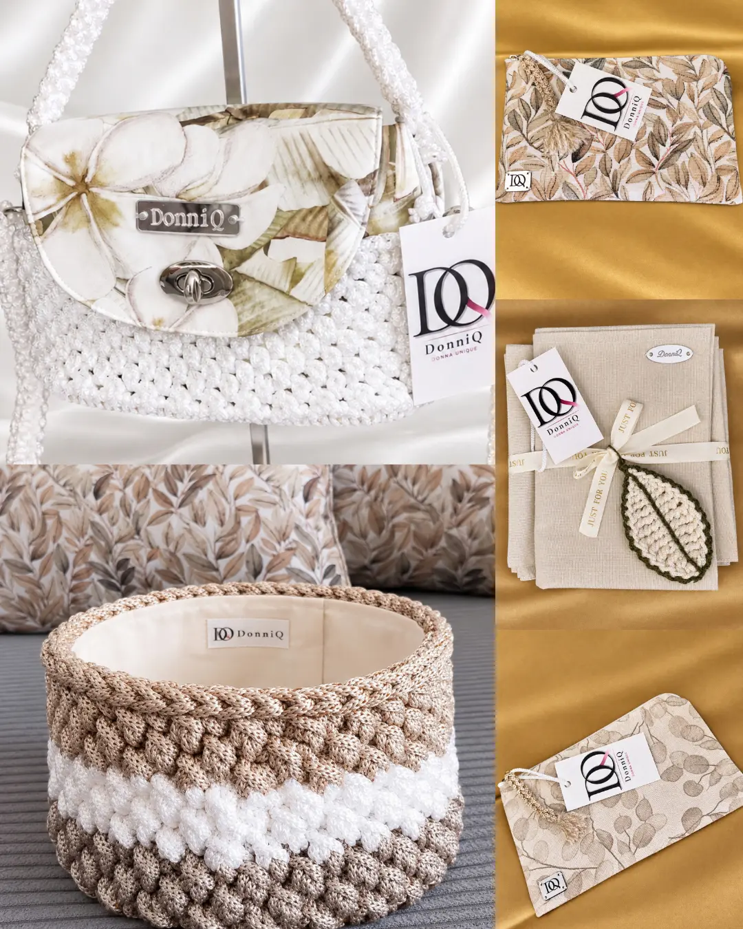 DonniQ kézzel készített slow fashion ruhák, táskák és horgolt részletek